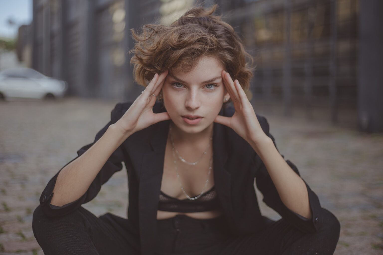 Photo of Woman Wearing Black Blazer